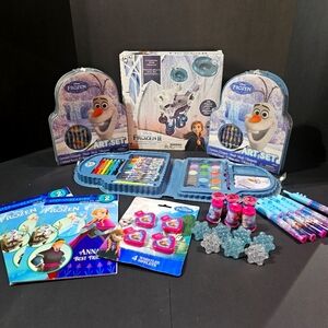 Disney's Frozen Toy/Party Lot Marble Run Art Set Book Party Favors READ